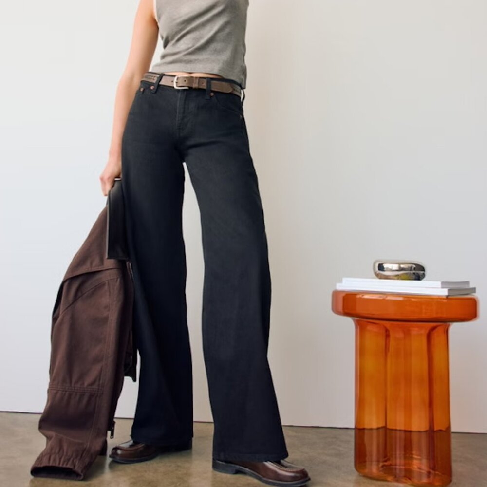 Abercrombie Low Rise Ultra Loose Jeans